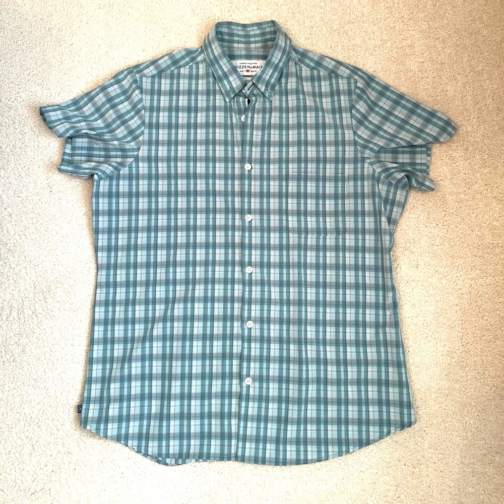Mizzen and main short sleeve button down